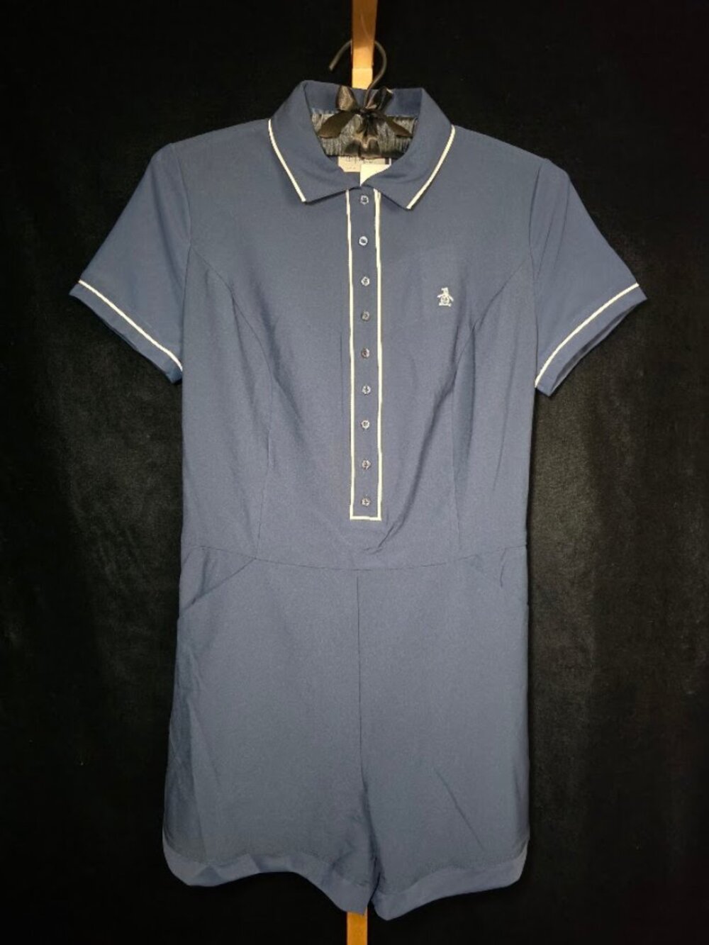 NWT Original Penguin Veronica Short Sleeve Golf Romper S